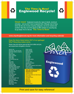 Englewood Recycle! - City of Englewood, NJ