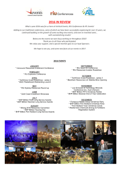 2016 In Review - 2017 version