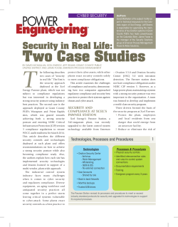 Security in Real Life: Two Case Studies