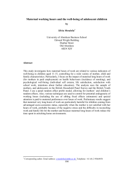 1200 words max - Melbourne Institute