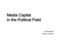 Media Capital in the Political Field