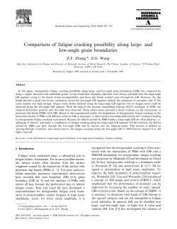 Comparison of fatigue cracking possibility along large