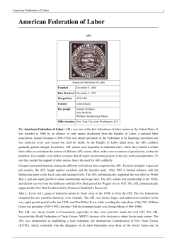 American Federation of Labor