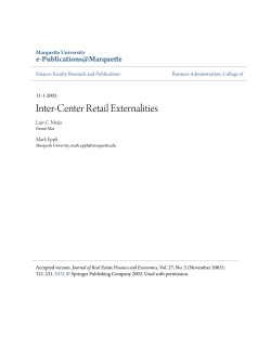 Inter-Center Retail Externalities - e