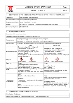material safety data sheet