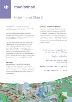 Noise meters Class 2