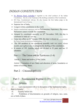 Indian Constitution
