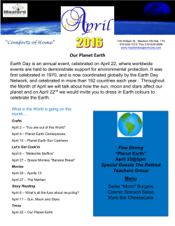 Our Planet Earth - Meaford Long Term Care Centre