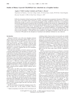 Studies of Binary Layered CH3OH/H2O Ices Adsorbed on a