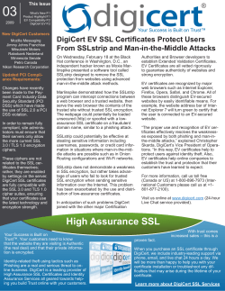 SSLstrip - DigiCert