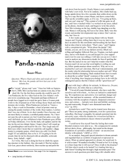 Panda-mania - Jung Society of Atlanta
