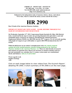 NEED Act - American Monetary Institute