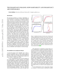 The inhabitance paradox: how habitability and inhabitancy are