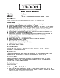 Job Title - Giants Ridge