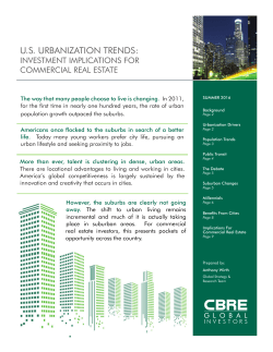 US Urbanization Trends_SUMMER 2016.indd