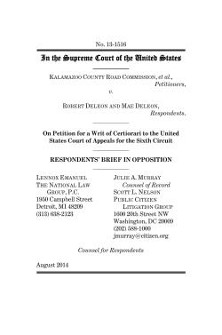Brief in Opposition