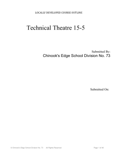 Technical Theatre 15-5