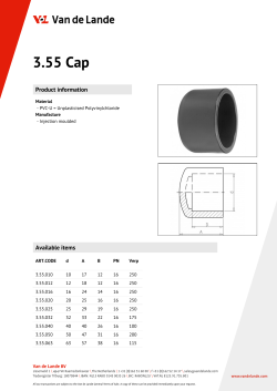 3.55 Cap - Van de Lande