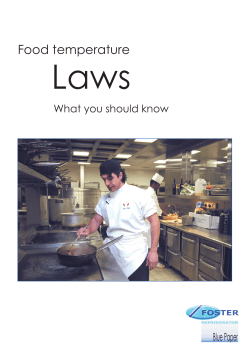 Food temperature - Foster Refrigerator