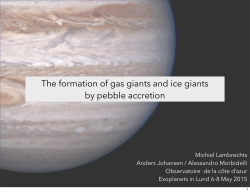 The formation of gas giants and ice giants by pebble accretion