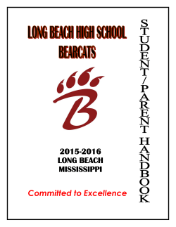 2015-2016 LBHS Student Handbook
