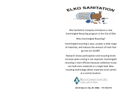 Curbside Recycling Information