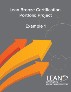 (Local) Project &ndash; Example 1 - Society of Manufacturing Engineers