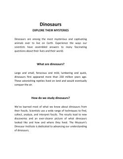 Dinosaurs - Natural History Museum of Los Angeles