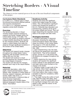 Stretching Borders - A Visual Timeline