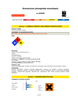 Ammonium phosphate monobasic