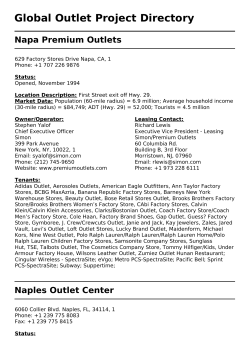 Print: Global Outlet Project Directory