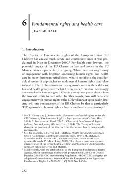 6 Fundamental rights and health care - WHO/Europe