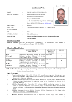 Curriculum Vitae - Asia Oceania Geosciences Society