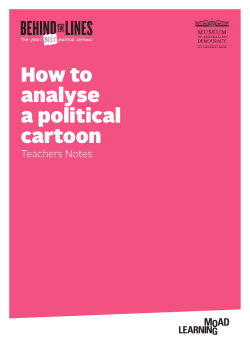 How to analyse a political cartoon