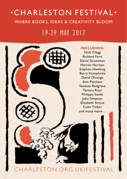 Charleston Festival 2017 Brochure