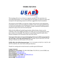 USABL Fall 2016