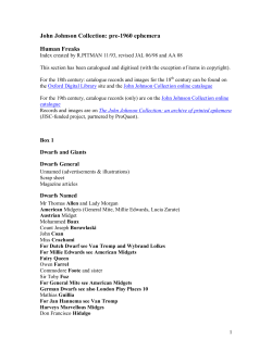 Human Freaks - Bodleian Libraries