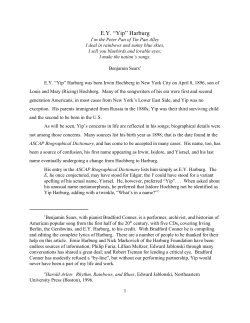 EY “Yip” Harburg