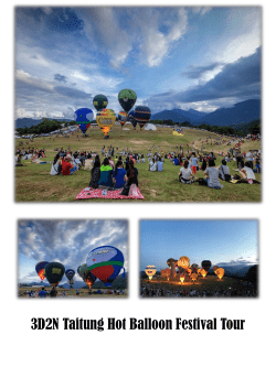 3D2N Taitung Hot Balloon Festival Tour