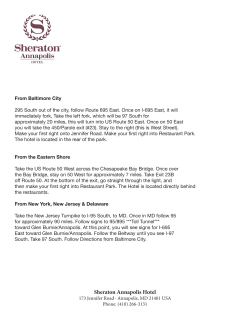 Sheraton Annapolis Hotel
