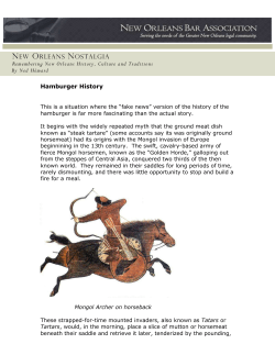 Hamburger History - New Orleans Bar Association