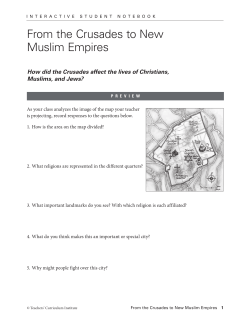 The Crusades Notes