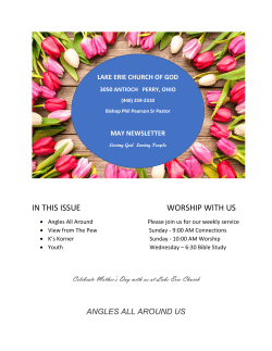 in this issue worship with us