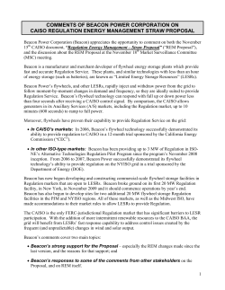 Straw Proposal - California ISO