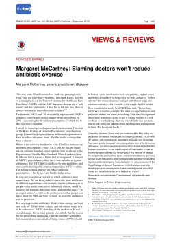 Margaret McCartney: Blaming doctors won`t reduce