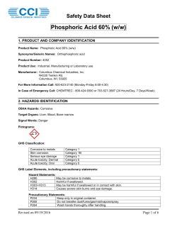 Phosphoric Acid 60% (w/w)