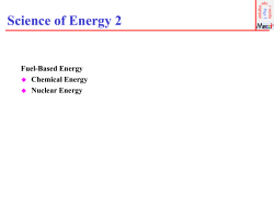 Science of Energy 2 Fuel
