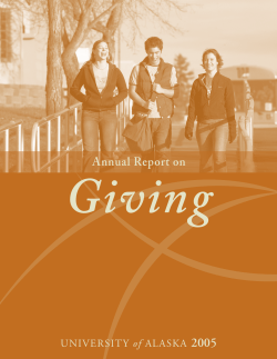 Annual Report on - University of Alaska System