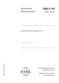 OIML R 140 Edition 2007
