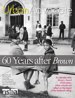 Brown v. Board of Education, - National School Boards Association